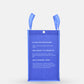 Out of the Ocean® Reusable Lunch Bag with Click N' Stay® in blue made from 100% ocean plastic fabric