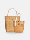 The Carry-All & Carry-Less Tote Bundle with Iconic Shopper and Rabbit Tote in brown for versatile daily use.