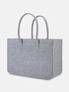 Felt Shopper Tote made from 100% recycled plastic bottles with a spacious, minimalist design for everyday use.