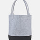 Felt Colorblock Tall Tote