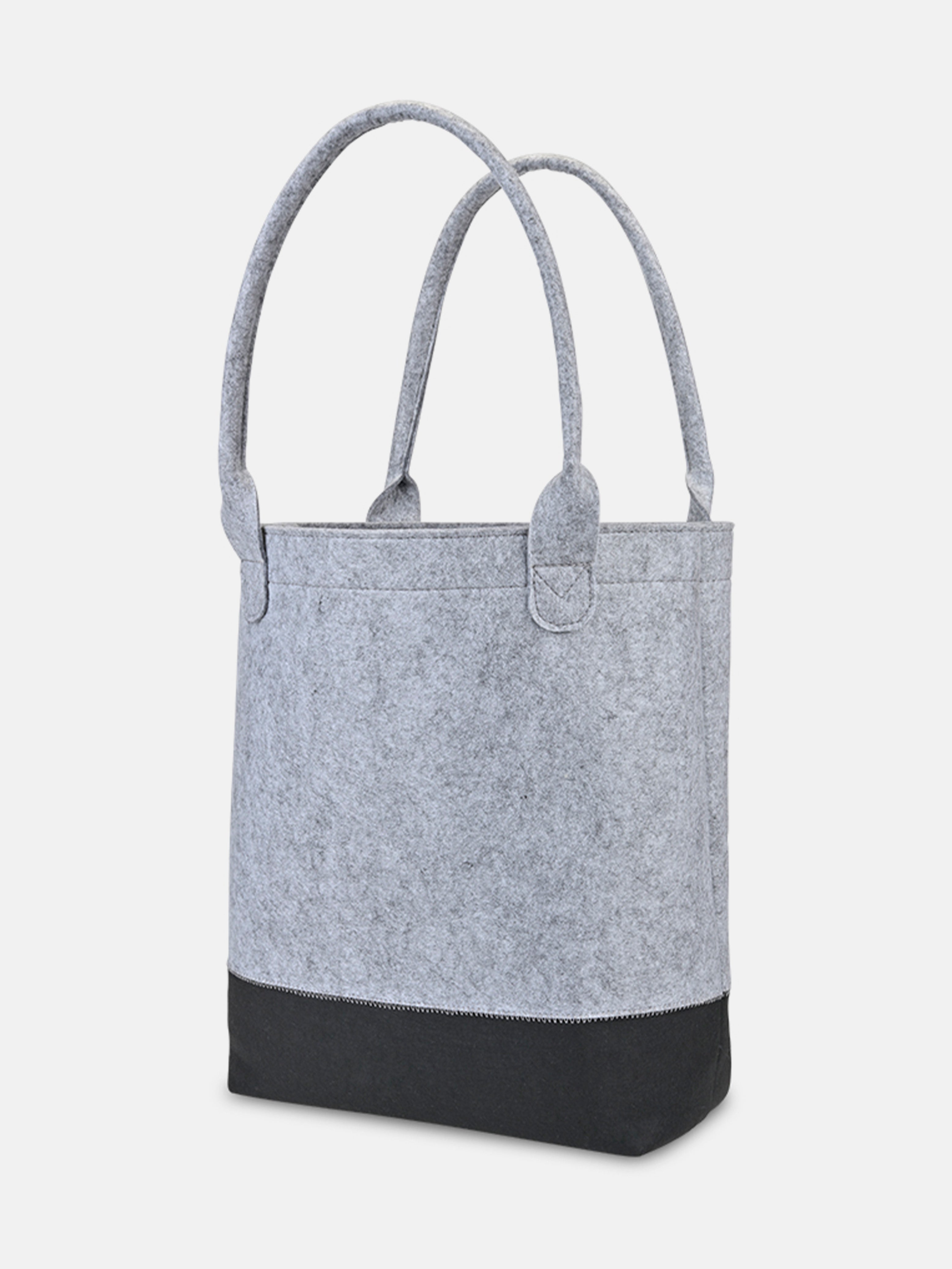 Eco Felt Colorblock Tall Tote