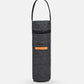 Insulated wine cooler tote in ebony with handle, designed to keep bottles chilled on the go.