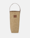Sahara washable paper vegan leather wine tote wine carrier with a handle 