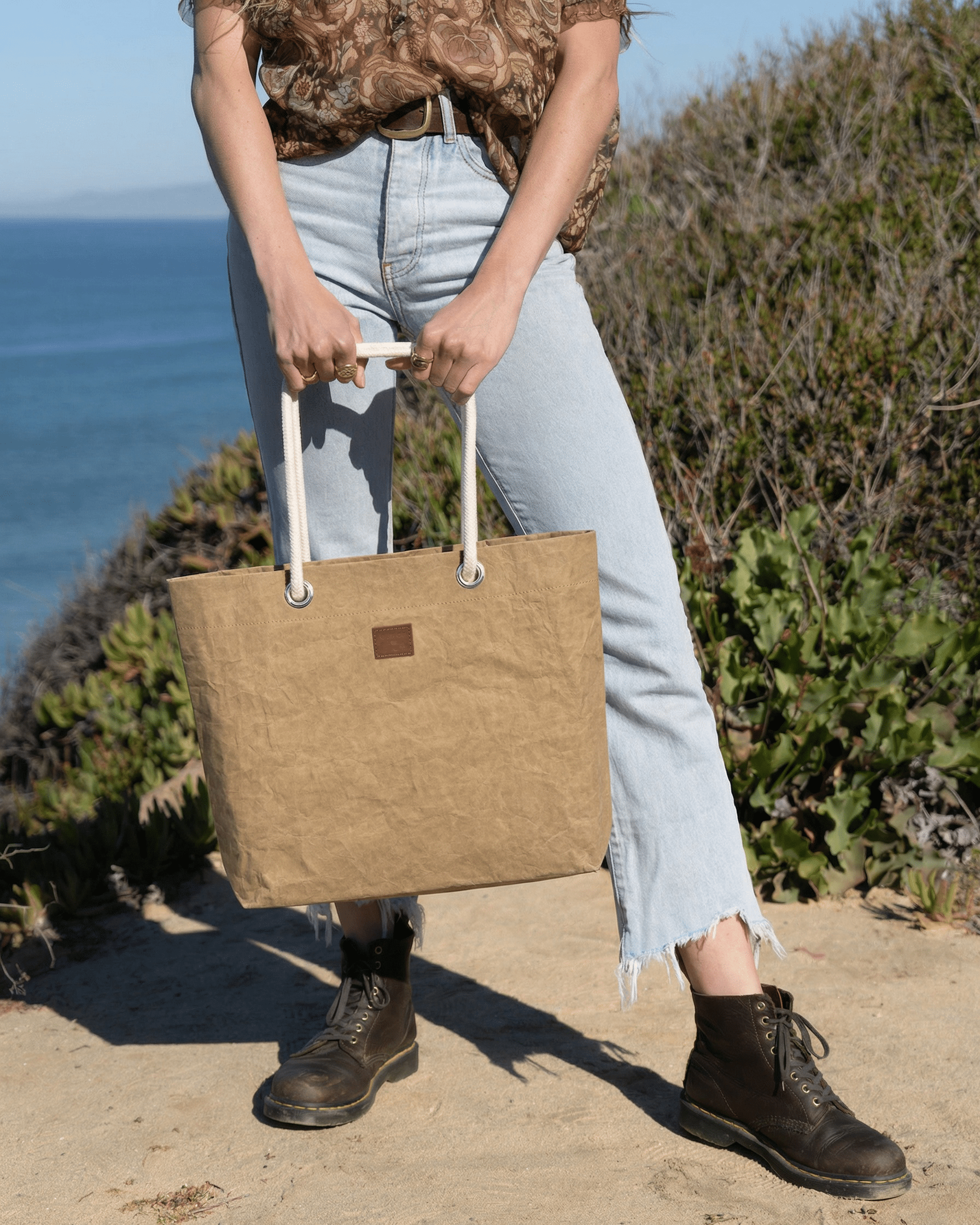 Pure Cord Shopper Grocery Bag | Reusable Sustainable Bags | Out of