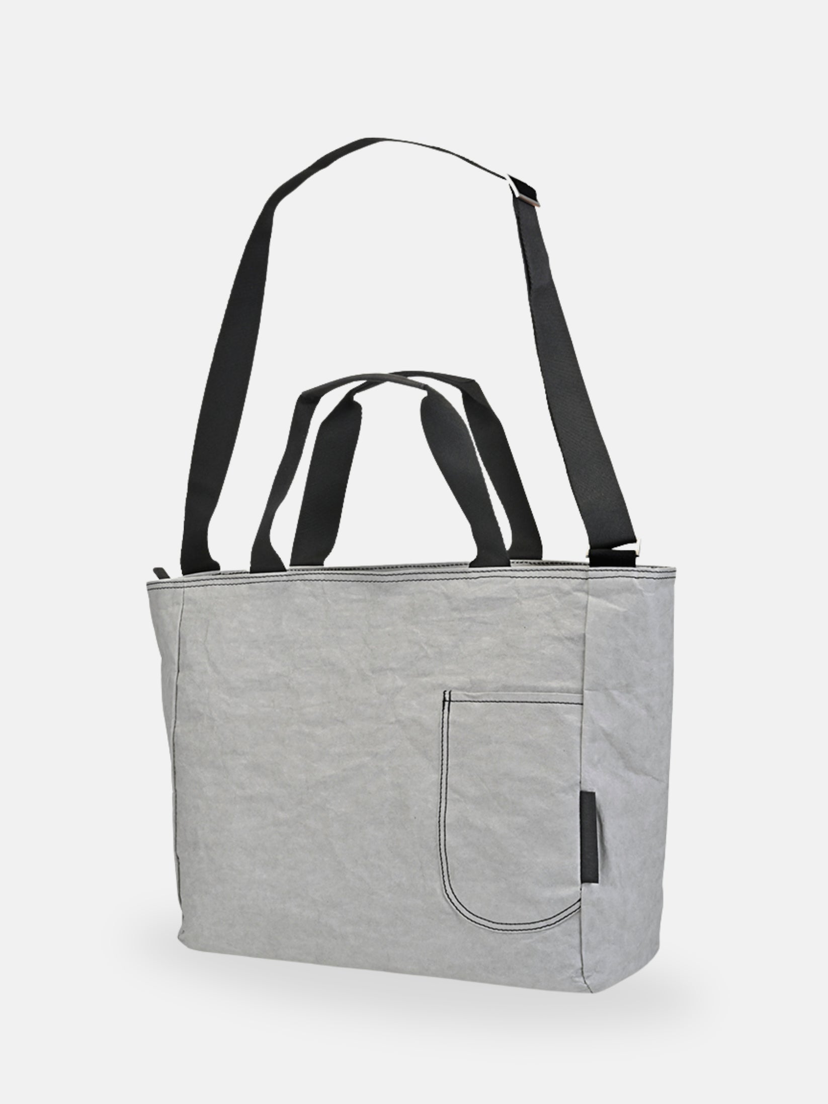 3*o様 S.F.C MESSEENGER TOTE D GREY Sustainable Messenger Cooler Bag | Insulated Eco-Friendly Washable