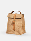 Paper Bag Lunch Cooler reusable insulated lunch bag with buckle closure for keeping food fresh on the go