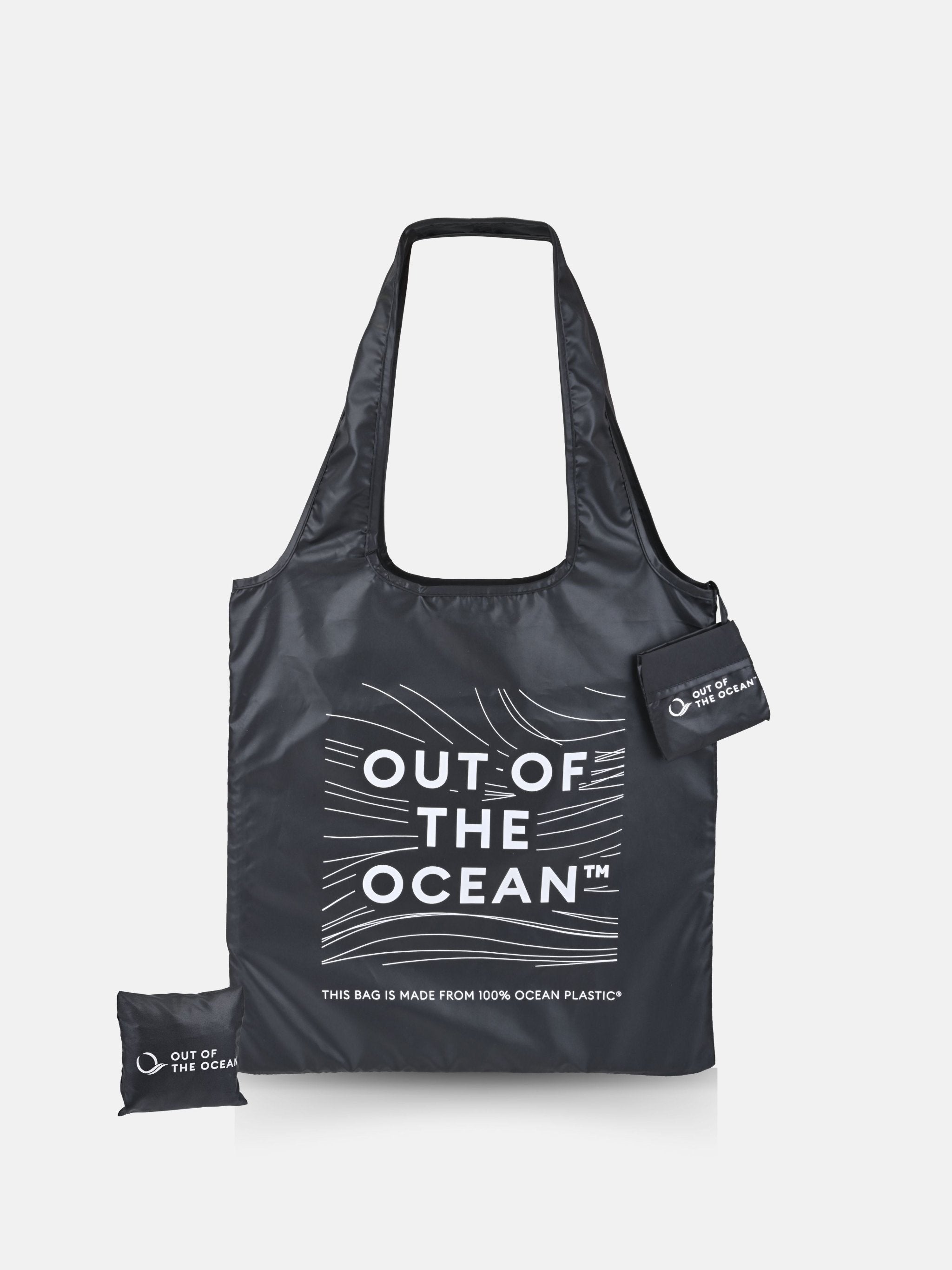 Out of the Ocean Foldable Pocket Tote