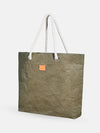 Pure Cord Shopper tote bag with nautical rope handles and spacious olive green design for everyday use.