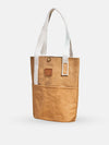 Rabbit Tote mini bag with white handles and front pocket, designed to hold essentials and two wine bottles.
