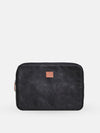 Tablet Sleeve in black, sleek and minimal cushioned case designed for protection and easy commuting.